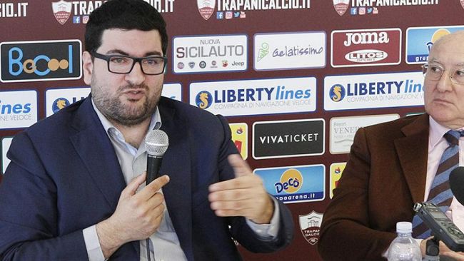Trapani calcio, le parole dell’Ad De Simone e del presidente Baglio in conferenza stampa