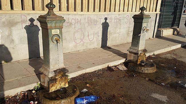 “Spazio al cittadino”, perdita di acqua dai rubinetti pubblici di via Isola Zavorra