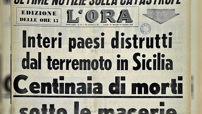 53 anni fa il terremoto del Belice, ferita ancora aperta per il trapanese