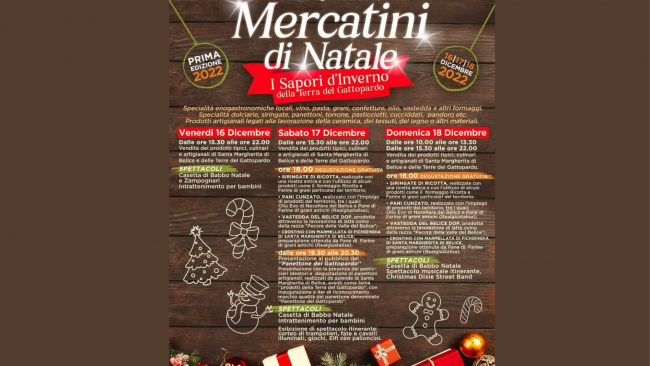 Santa Margherita, al via la prima edizione dei mercatini di Natale 