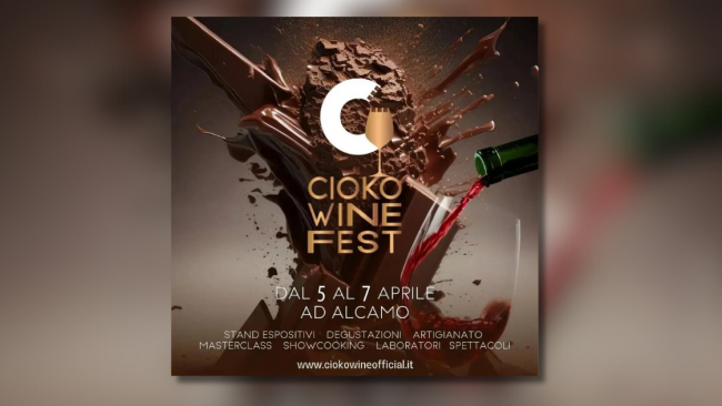 Alcamo: dal 5 al 7 aprile la festa del cioccolato e del vino