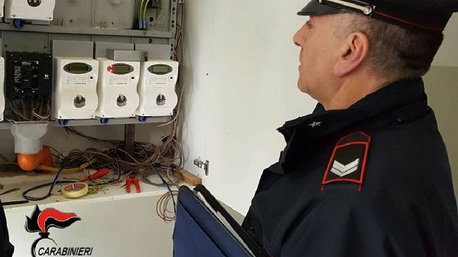 Paceco, alimenta casa e officina tramite allaccio abusivo alla rete pubblica