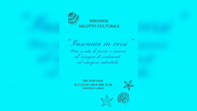 Nuovo appuntamento con “Insonnia Salotto Culturale”. Ospite il gruppo “Cenacolo di poesia: l’altra Campobello”