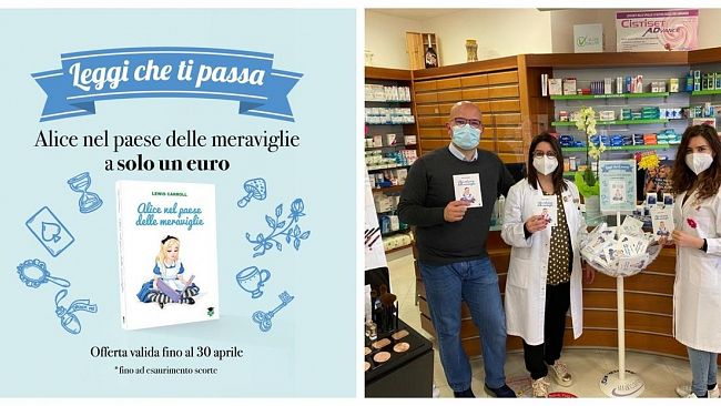 ''Leggi che ti passa: I libri a prezzo simbolico arrivano in farmacia