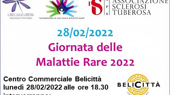 La giornata delle malattie rare, lunedì 28 un incontro a Belicittà