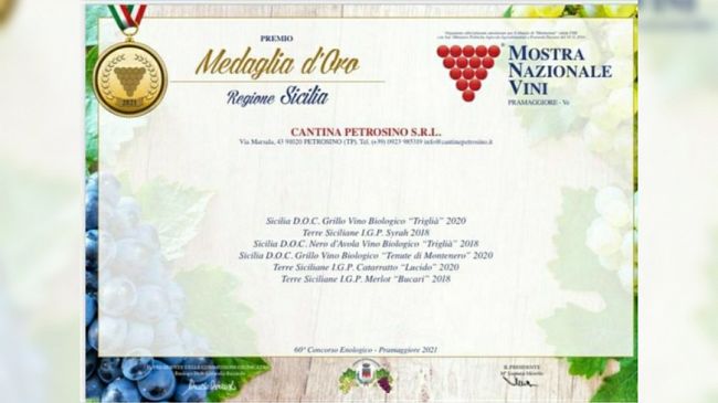 Sei medaglie d'oro per la Cantina Petrosino al Concorso Enologico Pramaggiore