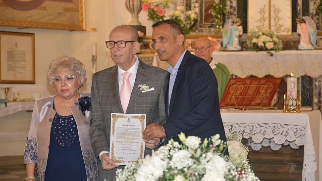 Mazara, nozze d'oro per i coniugi Ventura-Mirasolo
