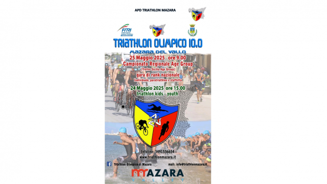 Mazara, tutto pronto per la decima edizione del Triathlon Olimpico