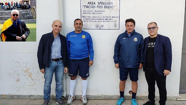 Mazara Calcio e Us Mazara 46 ricordano il maestro Pino Bruno nel 90° anniversario dalla nascita 