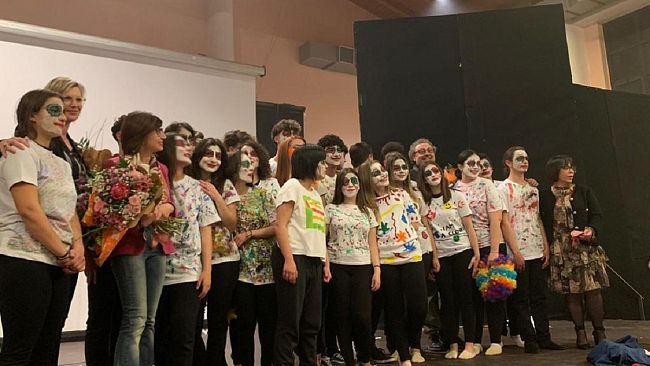 Grande successo per The Clown vs Covid portato in scena dai liceali partannesi