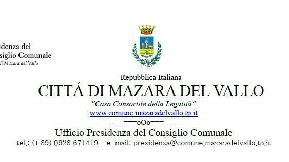 Convocazione Consiglio Comunale in seduta ordinaria per il 23/01/2019 alle ore 15:00