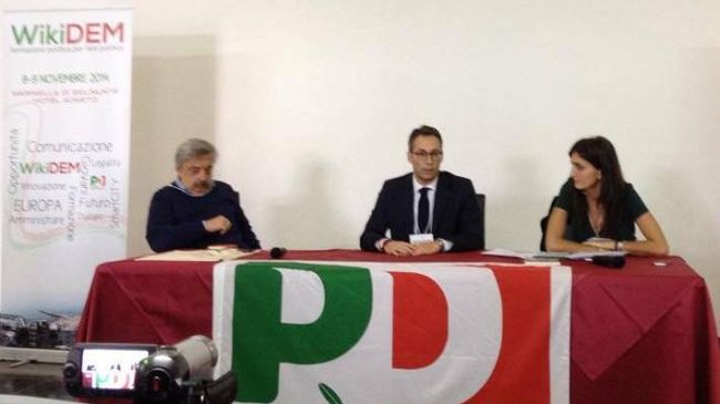 Trapani, Wikidem, parte la scuola di formazione politica del PD