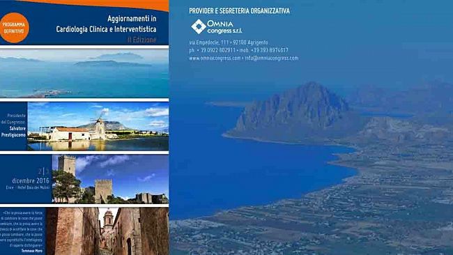Erice, il 2 e 3 Dicembre convegno su novità in cardiologia