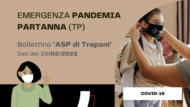 Covid-19, bollettino ASP TP del 28 febbraio 2022