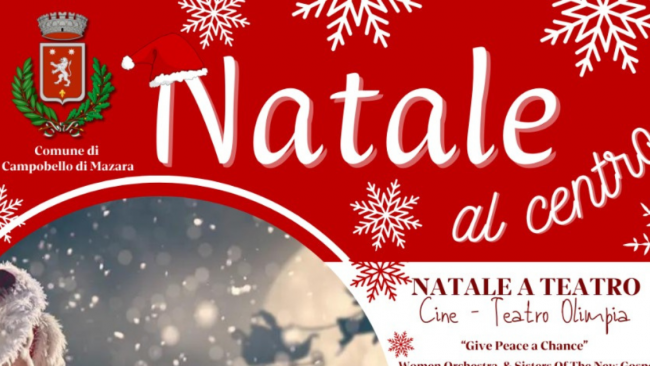 Campobello, La casa di babbo natale, presepe vivente e il teatro al centro delle festività