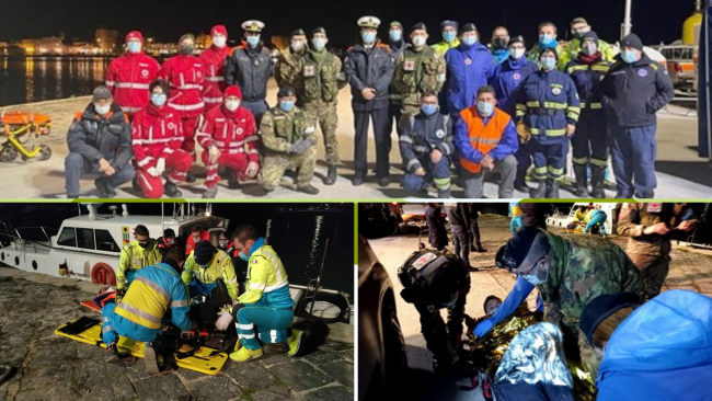 Guardia Costiera simula ammaraggio velivo da turismo al largo di Mazara