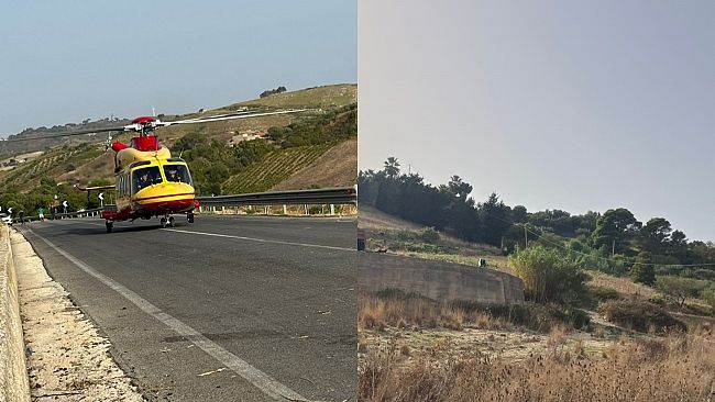 calatafimi-si-ribalta-camion-con-trattore-a-bordo-84enne-trasportato-in-codice-rosso-palermo