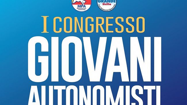 Oggi a Catania il Congresso costituente dei giovani autonomisti