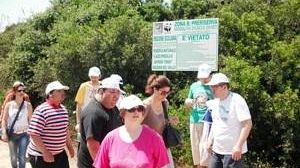 I diversamente abili dell’oasi di Torretta Granitola visitano i laghetti dei Gorghi Tondi