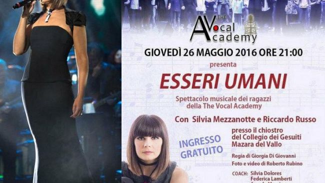 ‘Esseri Umani’: Silvia Mezzanotte e ‘The Vocal Academy’ in scena a Mazara del Vallo