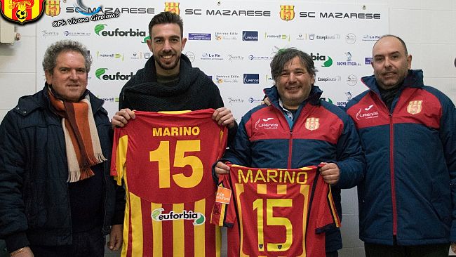 Sc Mazarese, battuto il Carini e premiato il calciatore del Lecce Antonio Marino