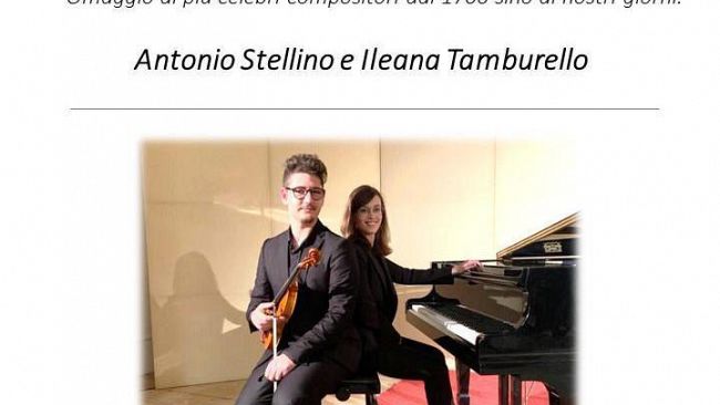 Castellammare, Celebrazioni per la Patrona: concerto fuori programma per violino e pianoforte al teatro Apollo-Guadagno