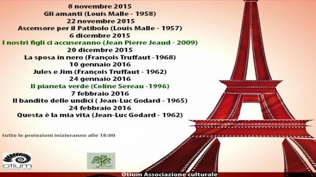 Ad Otium un laboratorio per conoscere il grande cinema francese. Appuntamento Domenica 25 ottobre ore 18.00 ad OTIUM per presentare il nuovo progetto