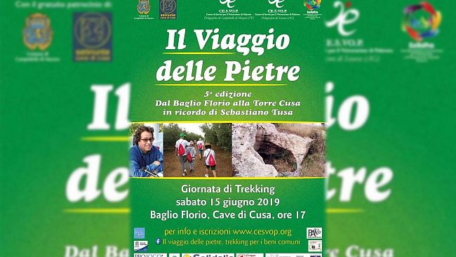 Campobello. 5ᵃ edizione del “Viaggio delle Pietre” dedicata a Sebastiano Tusa