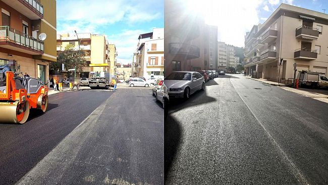 Alcamo: quasi ultimati i lavori manutentivi della via Narici