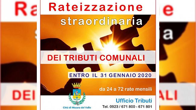 Mazara, Convocazione tavolo tecnico su Rateazione delle imposte comunali