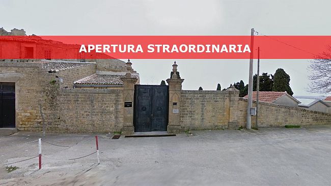 Partanna, domenica apertura straordinaria del cimitero