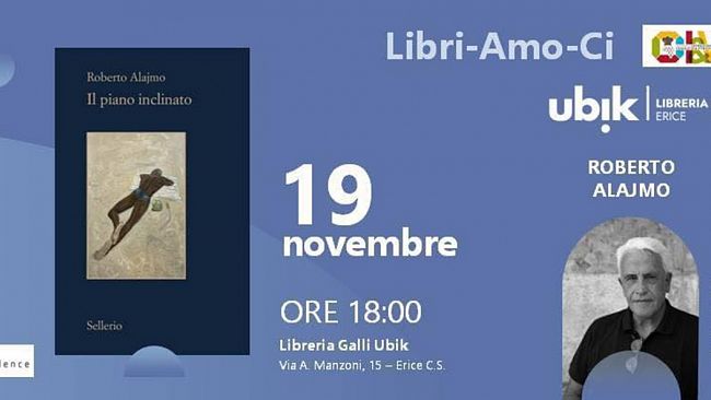 Erice, Roberto Alajmo presenta alla Rassegna “LibriAmoCi – Incontro con l’Autore” il suo libro 