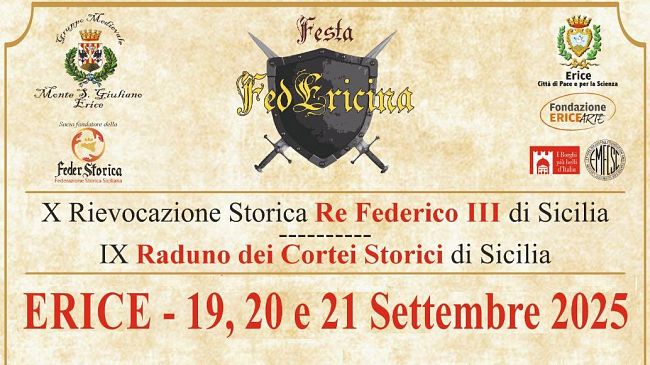 Erice si tuffa nel Medioevo: torna la Festa Fed-Ericina
