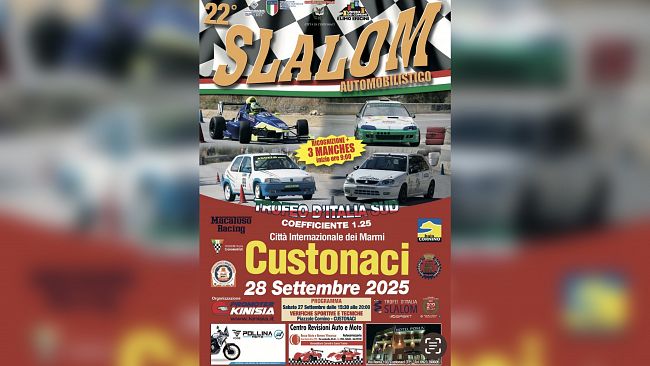 Motori accesi per il 22° Slalom Automobilistico 