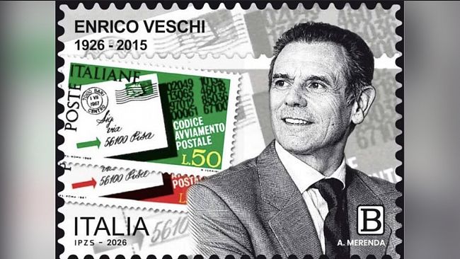 Un nuovo francobollo porta la firma dell'artista mazarese Angelo Merenda