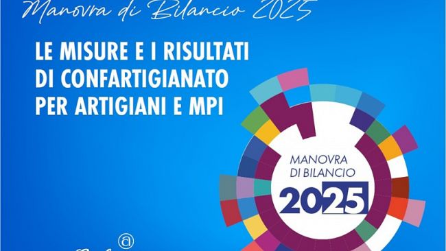 Legge di Bilancio 2025: le novità per artigiani e piccole imprese