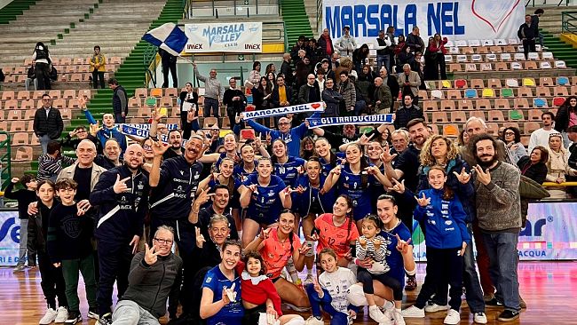Il Marsala Volley batte in casa Santa Teresa e torna seconda in classifica