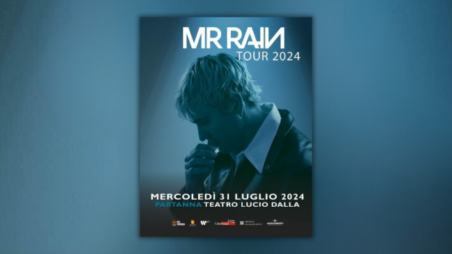 Partanna: Mr. Rain in Concerto al Teatro Lucio Dalla