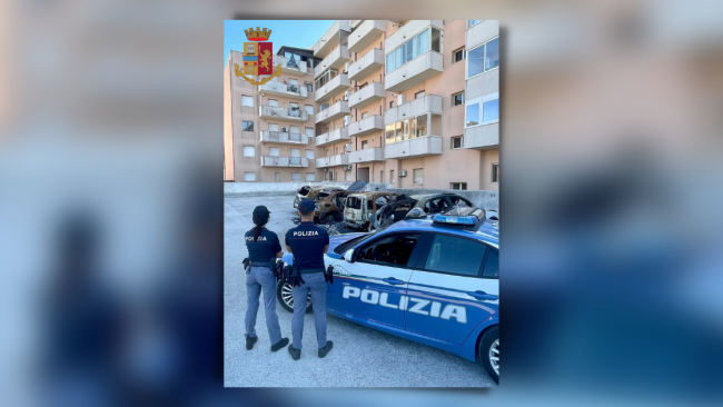 Marsala, aveva dato fiamme a 4 auto in pieno centro. Arrestato 51enne