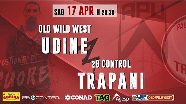 Pallacanestro Trapani, domani contro Udine gara decisiva per la classifica