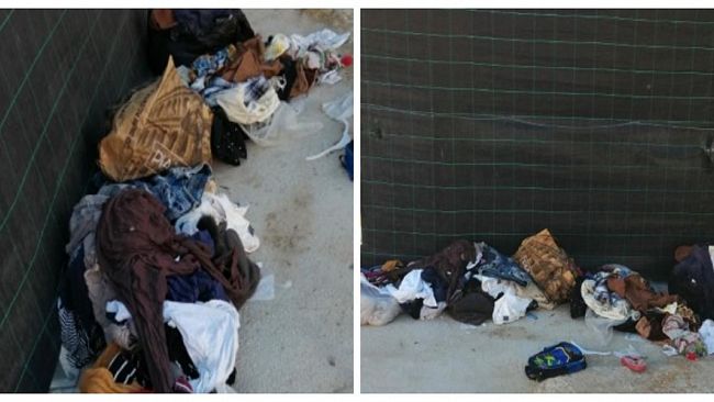 Lega Sicilia Marsala denuncia abbandono indumenti usati davanti isola ecologica