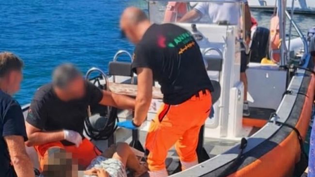 ​Favignana. Soccorsa una donna ferita su una barca a noleggio