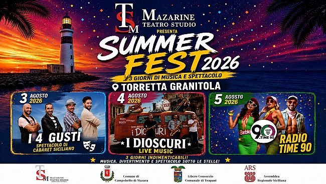 ​Torretta Granitola dà il via al Summer Fest 2026