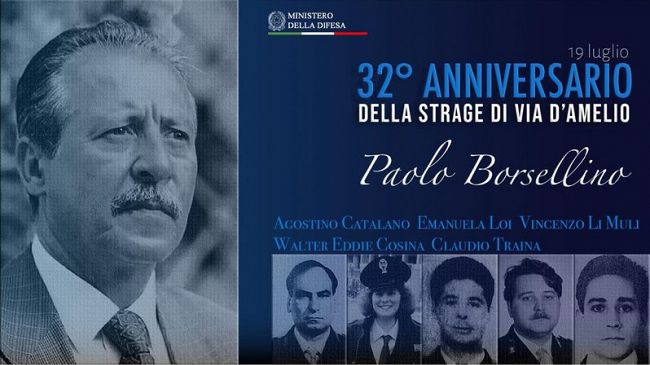 Campobello, il sindaco Castiglione alla fiaccolata a Palermo per il 32esimo anniversario della strage di via D'Amelio
