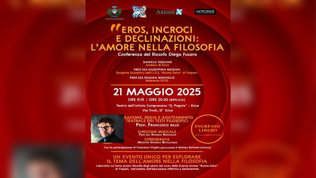 Trapani. Filosofia, emozioni e libertà: in scena i ragazzi del Liceo R. Salvo e lectio magistralis del filosofo Fusaro