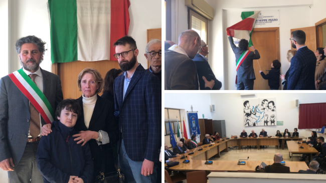 Petrosino, cerimonia di intitolazione dell’area della segreteria amministrativa al dottore Giuseppe Pizzo