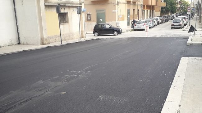 Marsala, Ripristino del manto stradale in numerose vie del centro