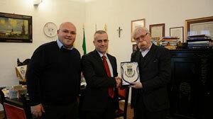 MAZARA, incontro tra il Sindaco Cristaldi ed il nuovo Dirigente del Commissariato di Polizia Squillaci