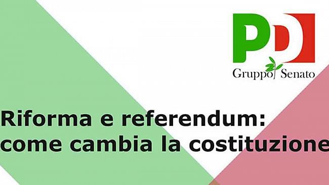 Trapani, incontro sulla riforma della Costituzione con la Senatrice P. Orrù il 16 Settembre