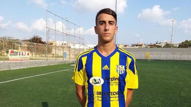 Mazara calcio: il giovane difensore Manuel Merlino in gialloblu
